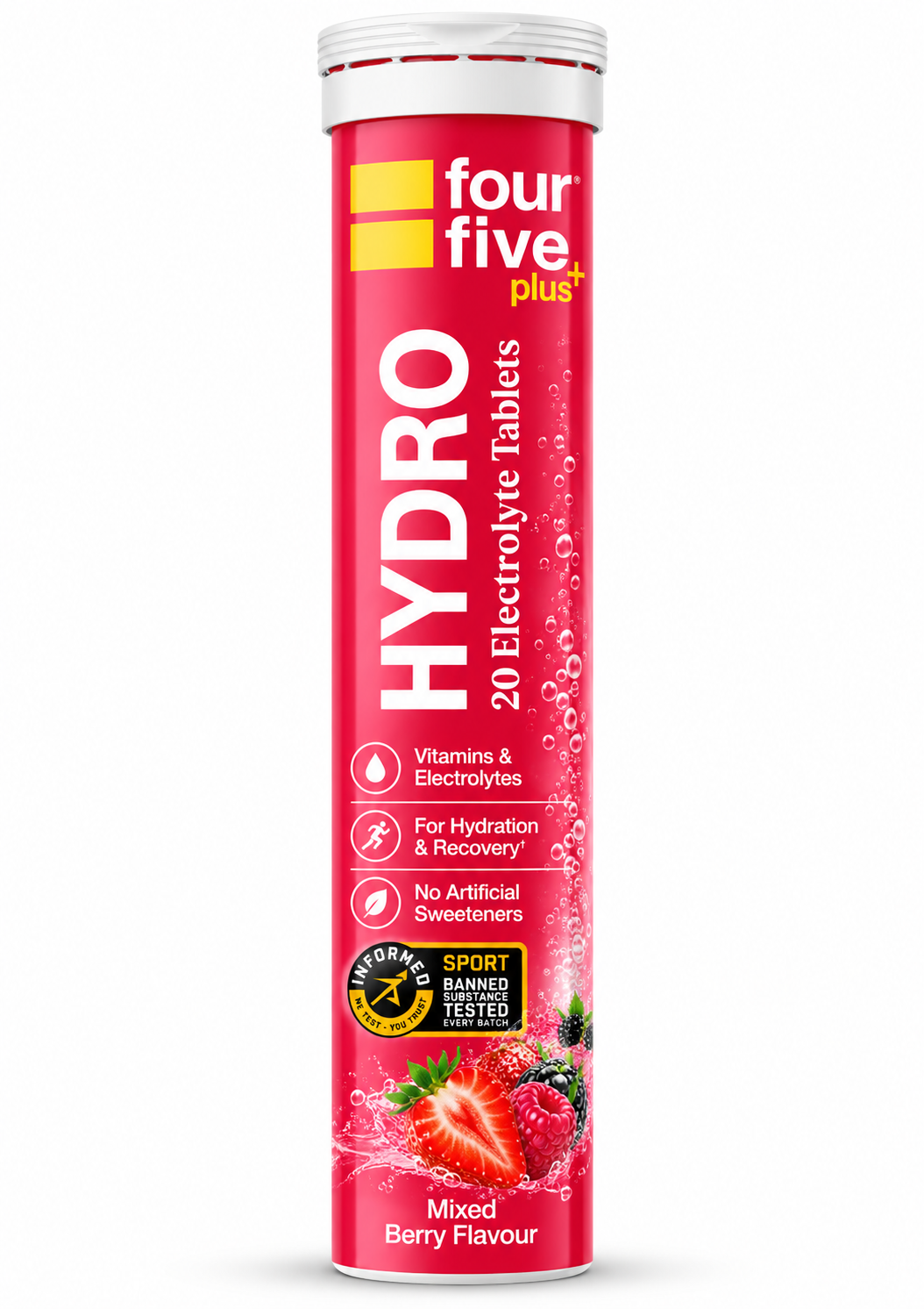 Fourfive Hydro Plus Natural Berry 20 Tablets - Image 5