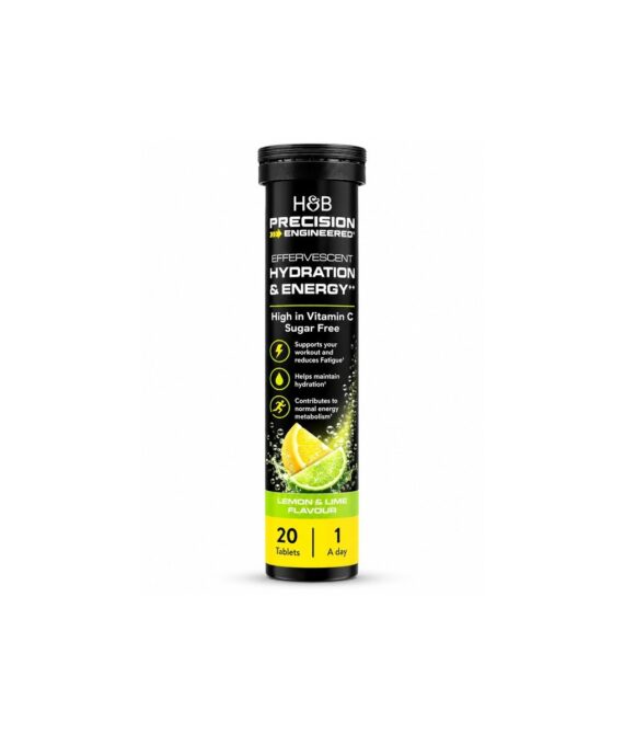 Hydration & Energy Effervescent Lemon & Lime 20 Tablets