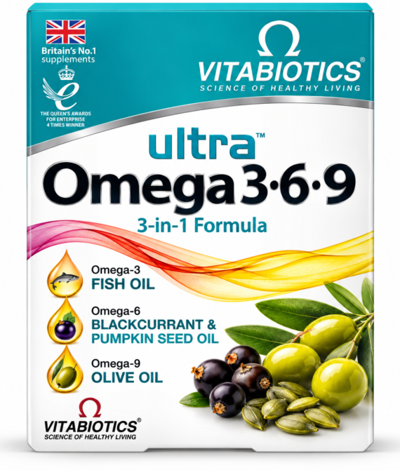 Vitabiotics Ultra Omega 369 Formula 60 Capsules