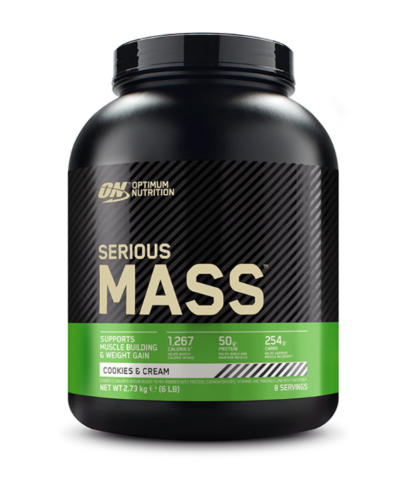 Optimum Nutrition Serious Mass Cookies & Cream 2.73kg