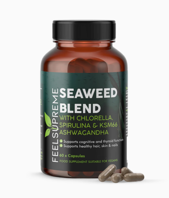 Seaweed Blend with Chlorella, Spirulina & Ashwagandha 60 Caps