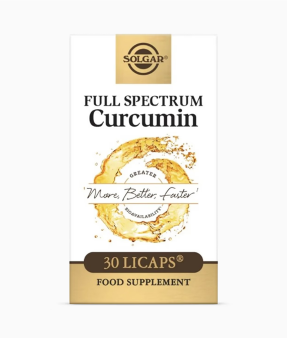 Solgar Full Spectrum Curcumin 30 Softgel Capsules