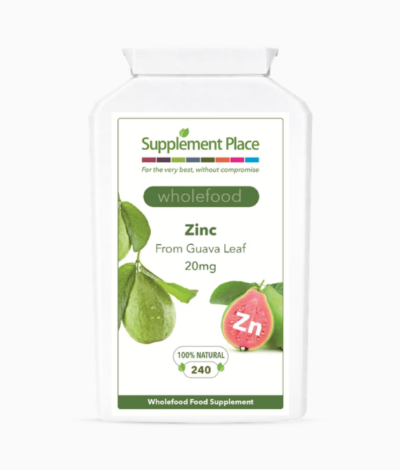Supplement Place Wholefood Zinc from Guava 20mg | 240 Capsules
