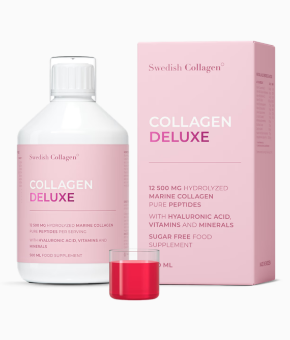 Swedish Collagen Deluxe Marine Collagen 12500mg Berry Flavour 500ml 20 Doses